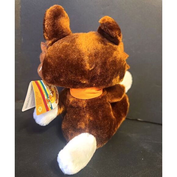 Retro Peliko Plushie 80s Mascot Toy Collectible Decor Stuffed Animal - Picture 3 of 5